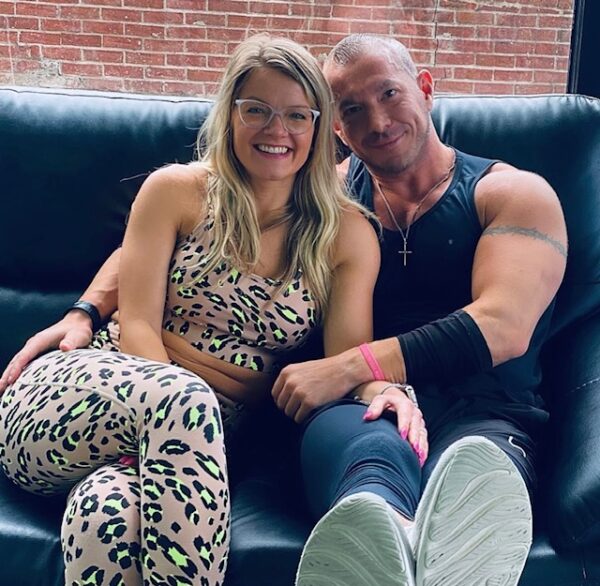 Matt and Brandi Lein, owners of Roswell Fitness Factory. 15 years in business. 24 hour gym.