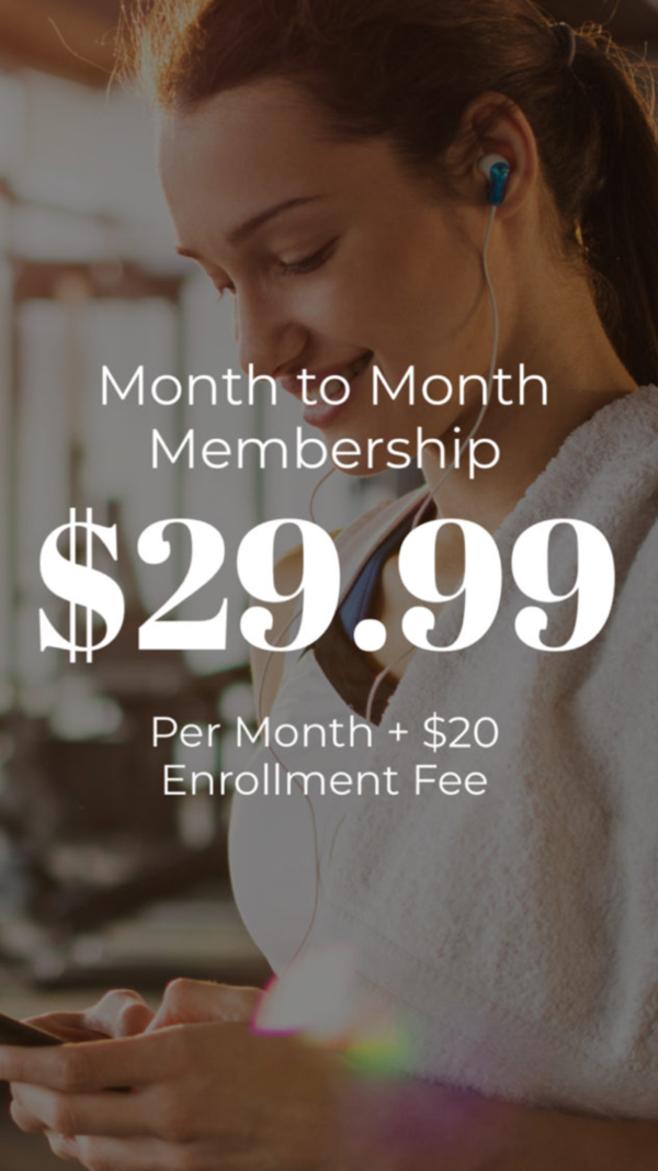 month to month membership, no contract, join online